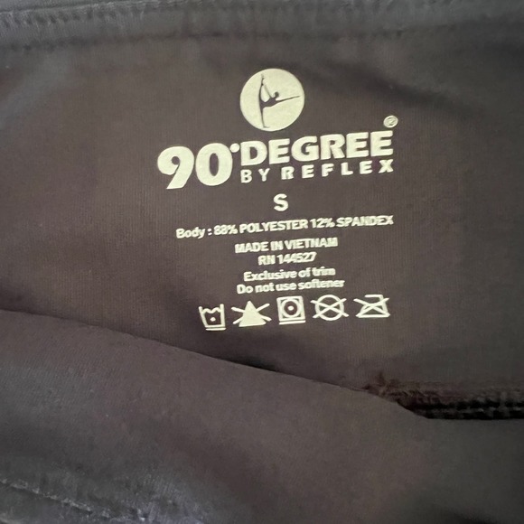 90 Degree By Reflex Leggings Black Size S NWT - Picture 6 of 12